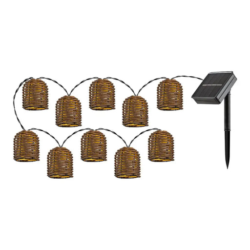 LED СОЛАРЕН ДЕКОРАТИВЕН КАБЕЛ 0.6W 3M IP44 RABALUX RUPIT