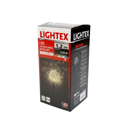 LED СОЛАРНА ЛАМПА DANDELION IP44 LIGHTEX
