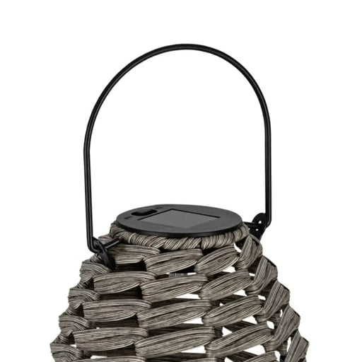 ЛЕД СОЛАРНА ЛАМПА ФЕНЕР СИВ H205 EGLO