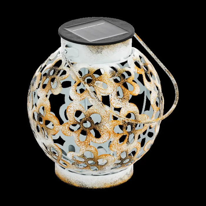 ЛЕД СОЛАРНА ЛАМПА ФЕНЕР БЯЛ H140 EGLO