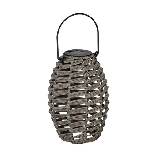 ЛЕД СОЛАРНА ЛАМПА ФЕНЕР СИВ H205 EGLO