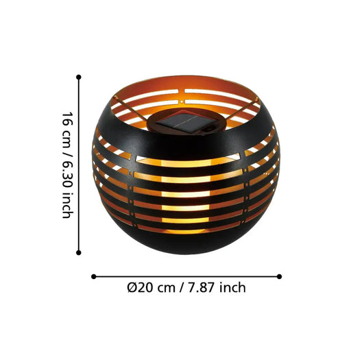 ЛЕД СОЛАРНА ЛАМПА СФЕРА H200 EGLO