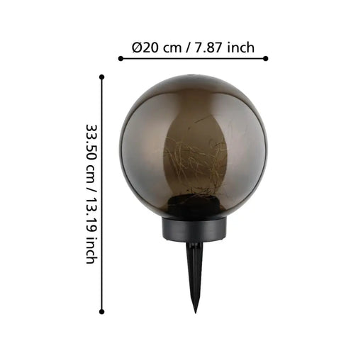 ЛЕД СОЛАРНА ЛАМПА ТОПКА H320 EGLO