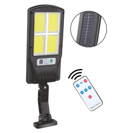 LED СОЛАРНА УЛИЧНА ЛАМПА 12W 6000K IP44 СЪС СЕНЗОР D-IL