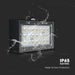 LED СОЛАРНО ФАСАДНО ТЯЛО СЪС СЕНЗОР 3W 4000K IP65 ЧЕРНО