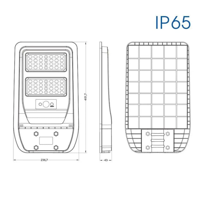 LED СОЛАРНО ТЯЛО REX 50W 24X40X4СМ 700LM