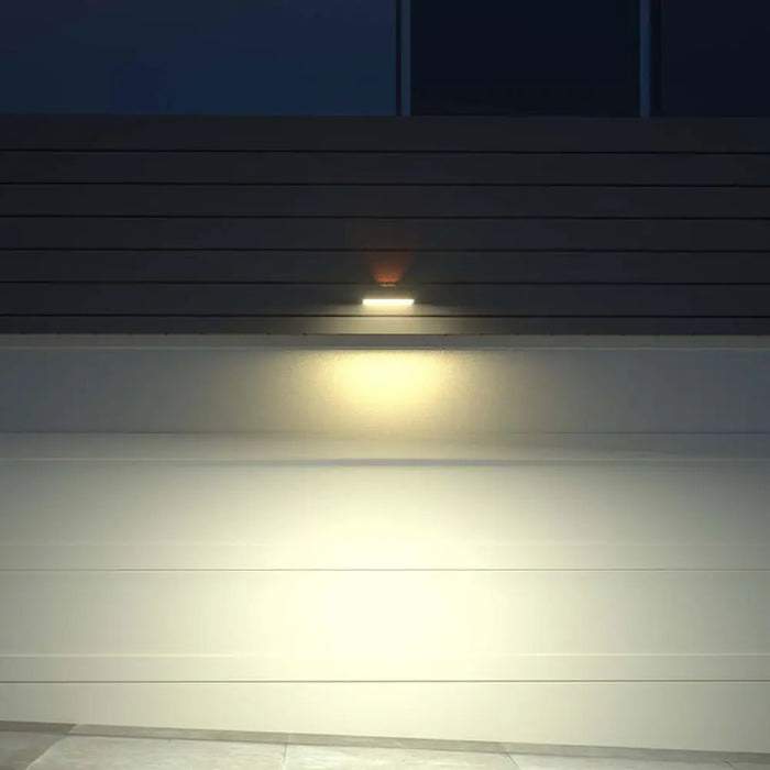 LED СОЛАРНО ФАСАДНО ТЯЛО СЪС СЕНЗОР 3W 4000K IP65 ЧЕРНО