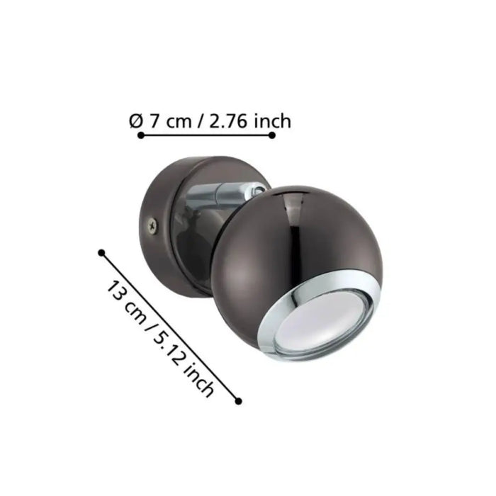 LED СПОТ BIMEDA 1ХGU10 3000K ХРОМ
