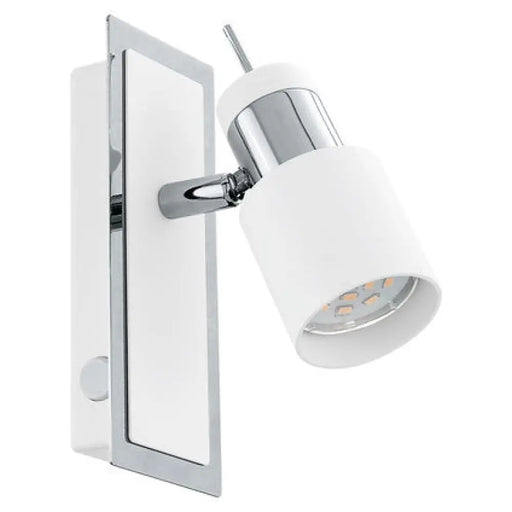 LED СПОТ DAVIDA 1XGU10 5W XРОМ/БЯЛ С КЛЮЧ EGLO