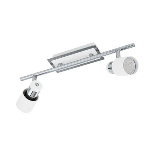 LED СПОТ DAVIDA 2XGU10 5W XРОМ/БЯЛ EGLO