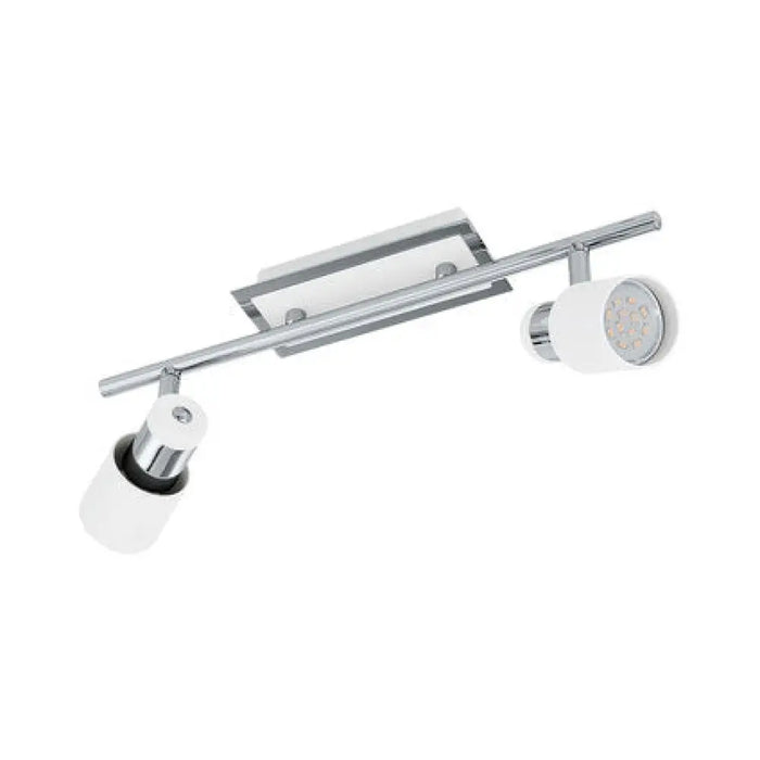 LED СПОТ DAVIDA 2XGU10 5W XРОМ/БЯЛ EGLO