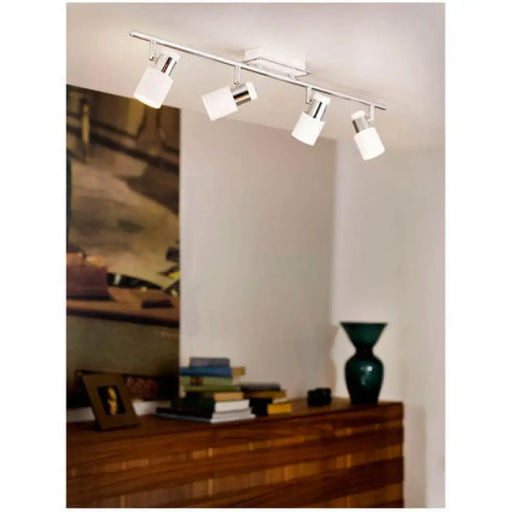 LED СПОТ DAVIDA 4XGU10 5W XРОМ/БЯЛ EGLO