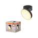 LED СПОТ MOON 1X5.5W 3000K ЧЕРЕН