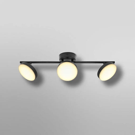 LED СПОТ MOON 3X16W 3000K ЧЕРЕН