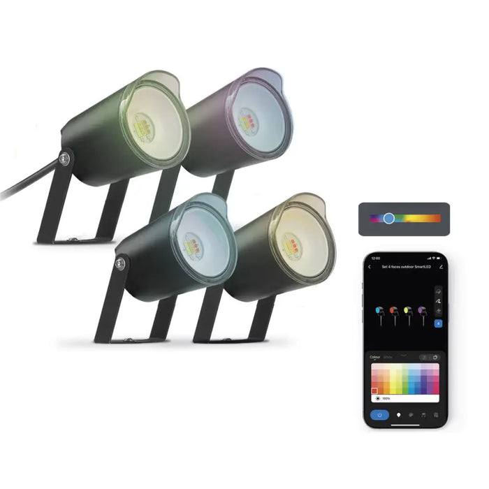 LED spotlight KSIX SmartLED Черен (3000K)