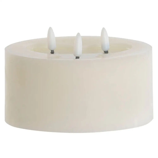 LED Свещ Home ESPRIT Бежов 15 x 15 x 7 cm (AA)