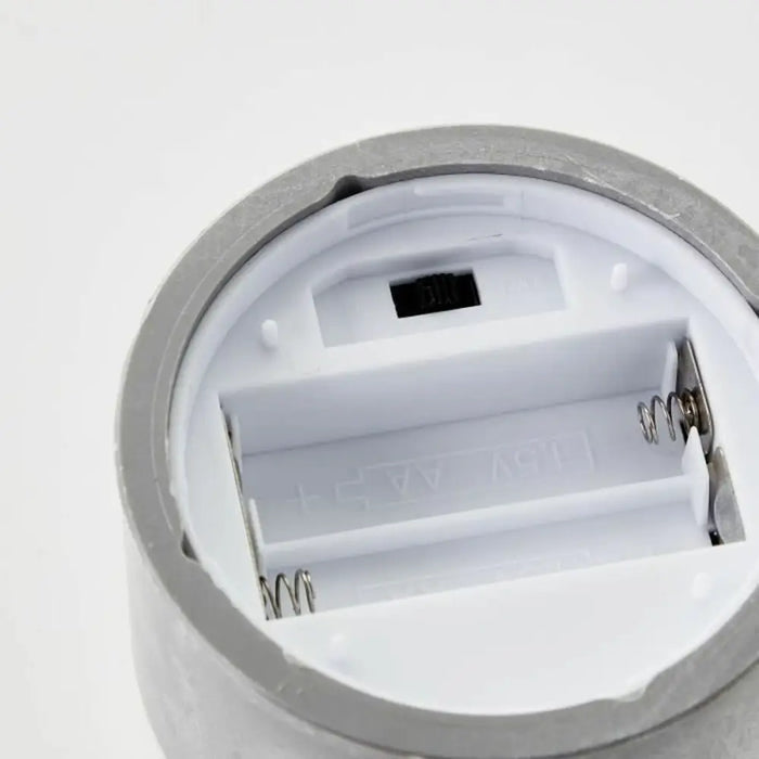 LED Свещ Brilliant Сив Метал 3 броя
