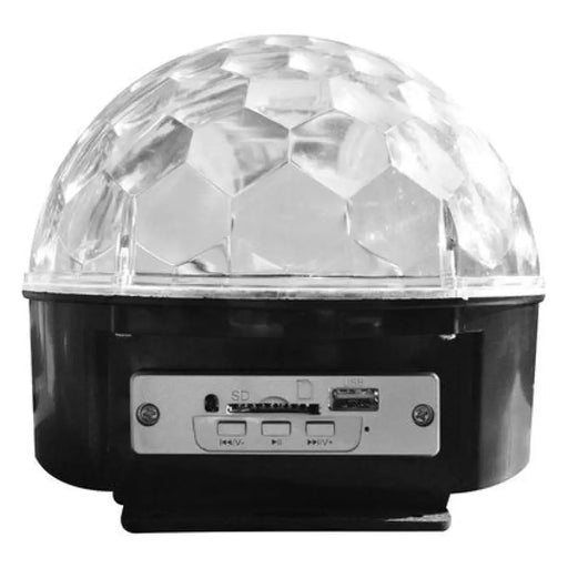 LED СВЕТЕЩА МУЗИКАЛНА ТОПКА 220V RGB И USB LIGHTEX