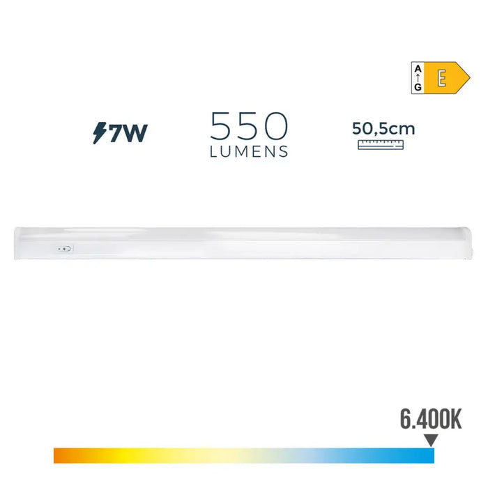 LED тръба EDM 31685 Бял A E 7 W 600 lm 3,6 x 50,5 x 3 cm