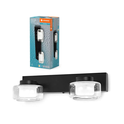 LED ТЯЛО ЗА БАНЯ 2X5.5W IP44 ЧЕРНО CCT OSRAM CLICK