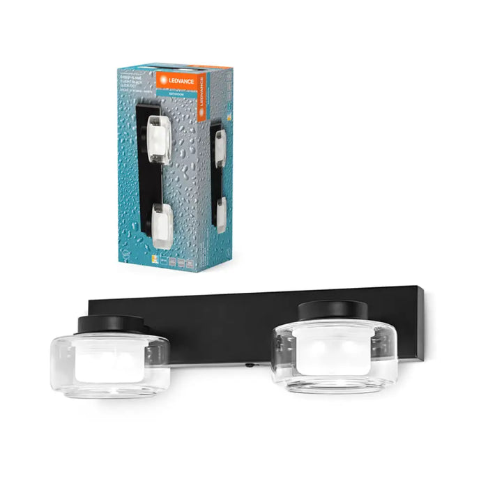 LED ТЯЛО ЗА БАНЯ 2X5.5W IP44 ЧЕРНО CCT OSRAM CLICK