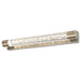 LED ТЯЛО ЗА БАНЯ 2X5W 2X450LM 3000K 40CM IP44 БРОНЗ RABALUX