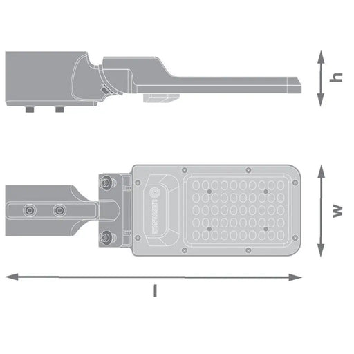 LED URBAN AREA 30W 840 IP65 BK LEDVANCE