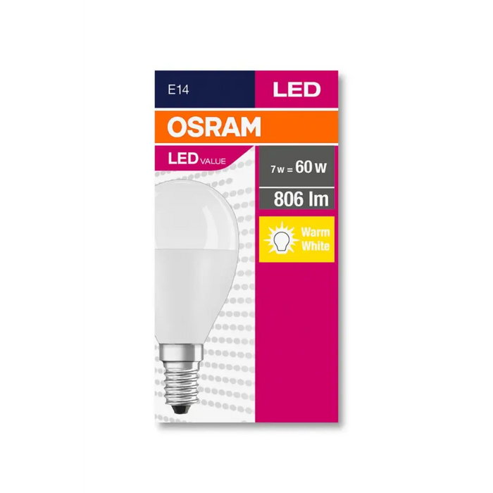LED VALUE ЛАМПА CLP60 E14 2700K 806LM