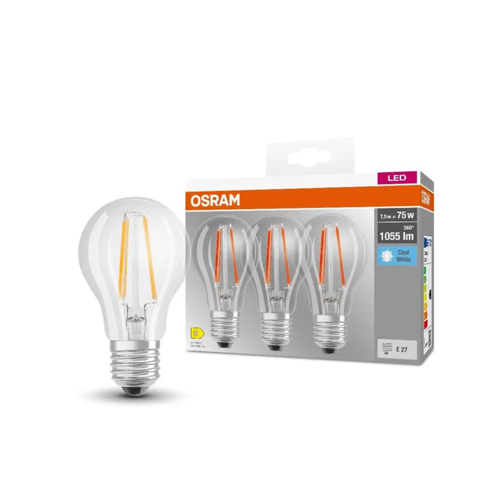 LED VALUE ЛАМПА FIL CLA75 E27 4000K 3БР