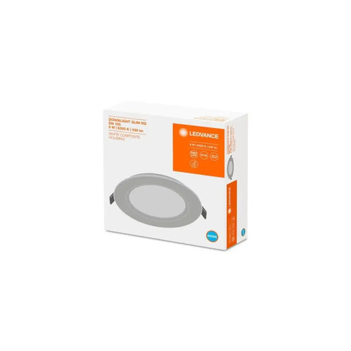 LED ВГРАДЕНО ОСВЕТИТЕЛНО ТЯЛО DL SLIM GEN2 DN105 6W/6500K