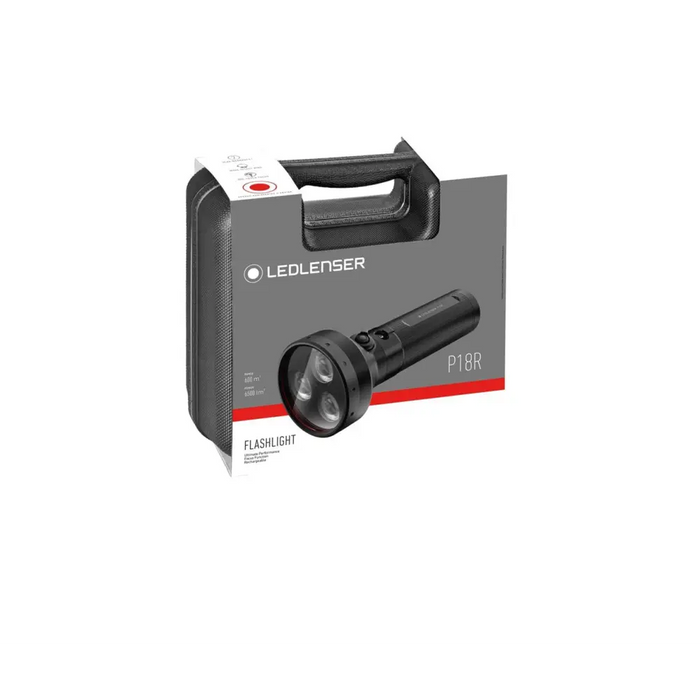 Ledlenser P18R Черен Ръчен фенер LED