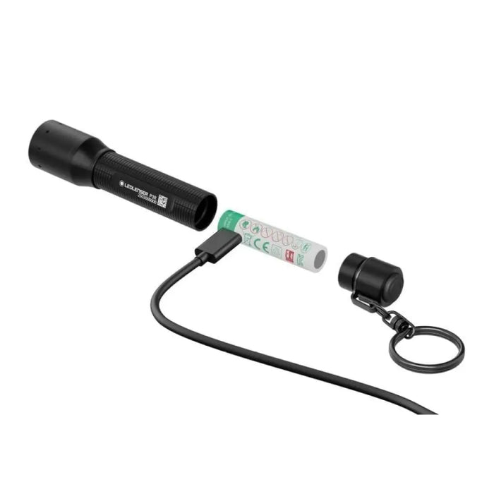 Ledlenser P3R Черен ключодържател LED фенерче