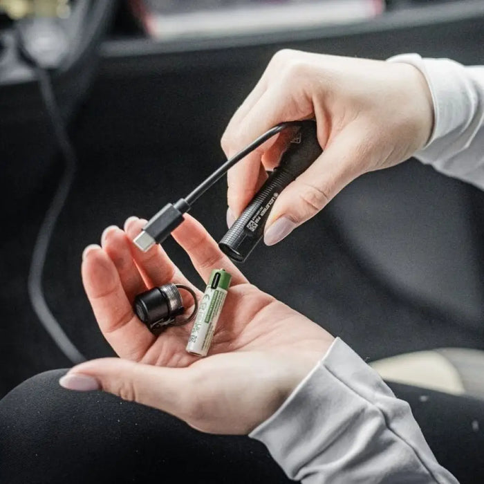 Ledlenser P3R Черен ключодържател LED фенерче