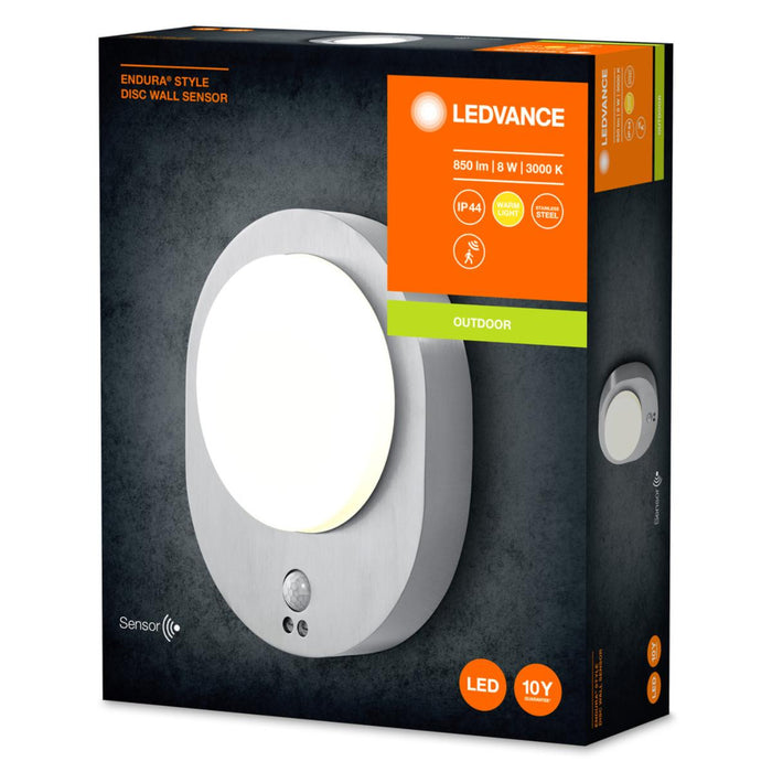 LED ВЪНШЕН АПЛИК DISC SENS СЕНЗОР 8W