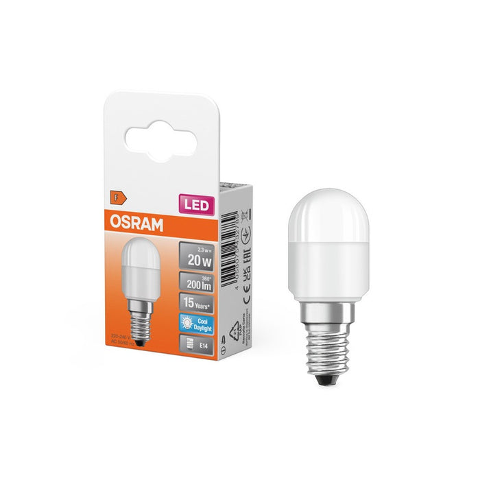 СПЕЦИАЛНА LED ЛАМПА ЗА ХЛАДИЛНИК SPECIAL T26 Frosted 20 non-dim 2,3W/865 E14 LEDVANCE