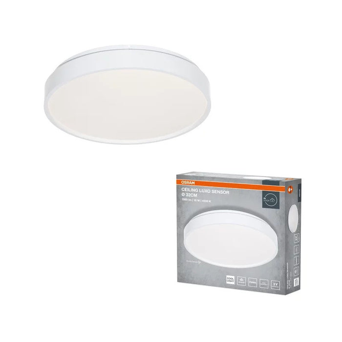 КРЪГЪЛ LED ПЛАФОН С ГЛАСОВ СЕНЗОР CEILING LUXO SEN 18W 840 IP20 WTEUEOSRAM LEDVANCE