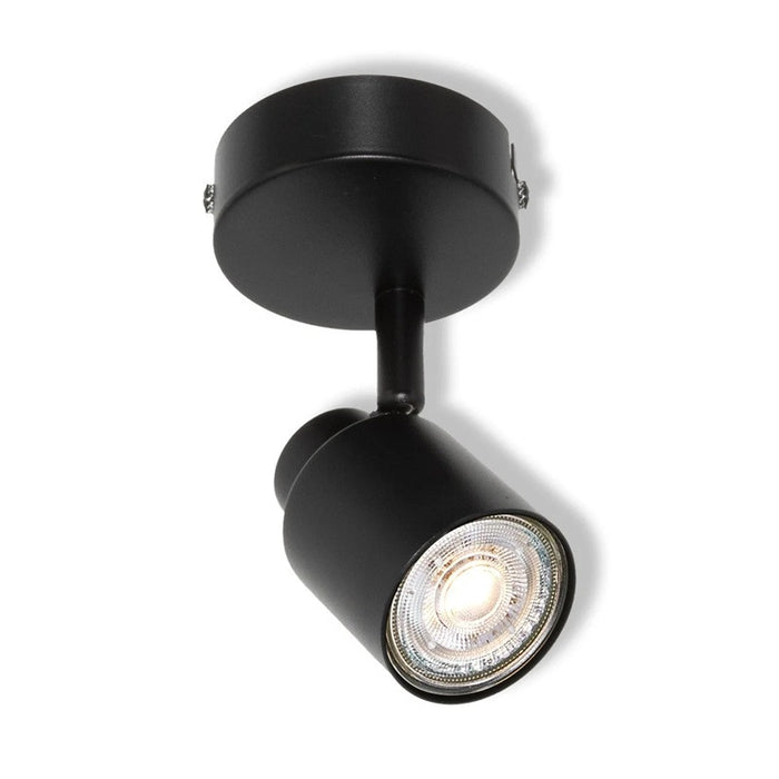 LED ОСВЕТИТЕЛНО ТЯЛО SPOT PRIMAL BLACK 1XGU10 ROUND BLACK LEDVANCE