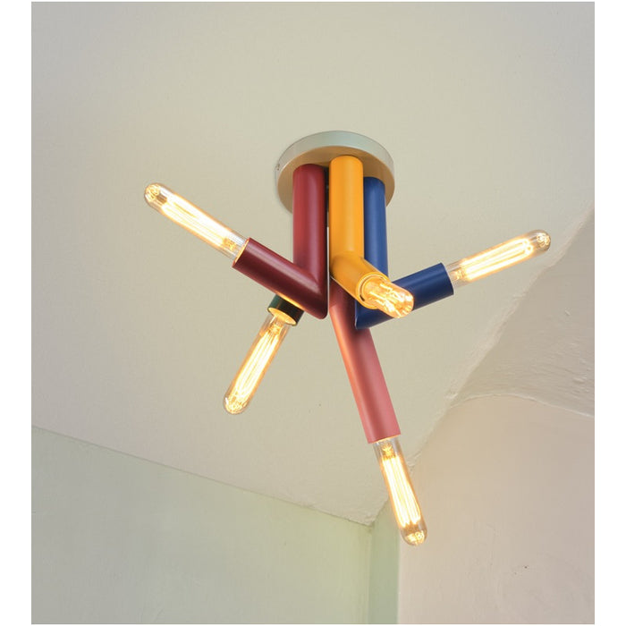 LED LAMPA С ПЕТ ГНЕЗДА DECOR STRAW CEILING 5XE27 LEDVANCE