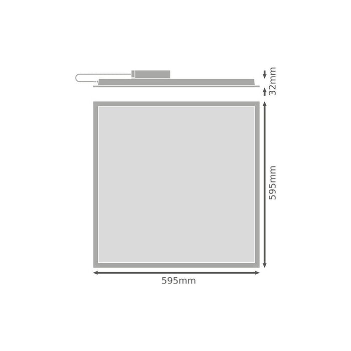 LED ОСВЕТИТЕЛНО ТЯЛО PL ECO 600 UGR 19 E 36W 865 U19 LEDVANCE