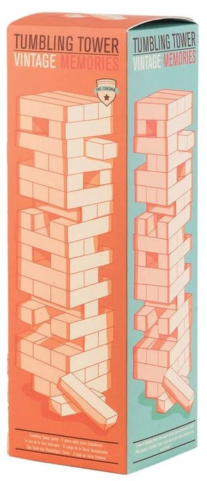 Настолна игра Tumbling Tower Vintage Memories - Семейна