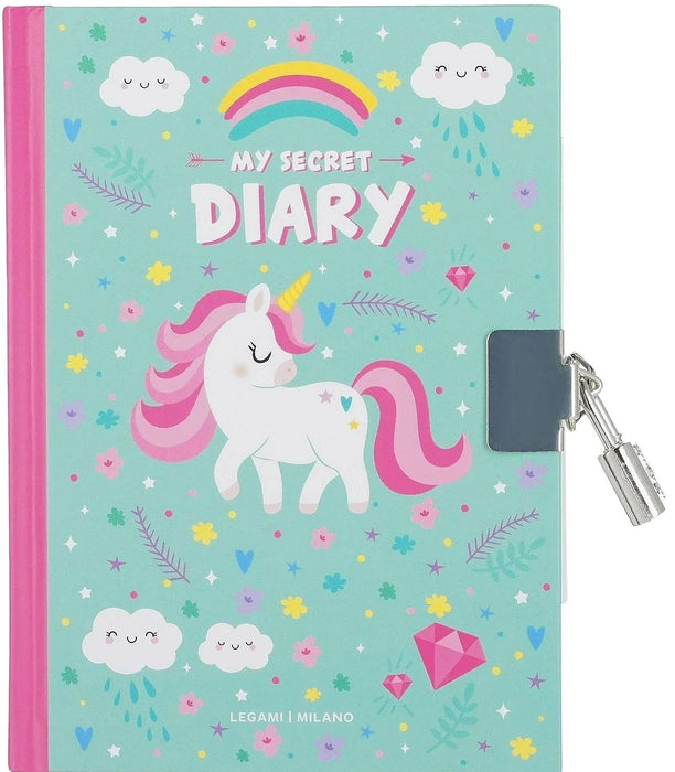 Таен дневник с катинар Legami Unicorn