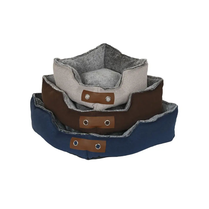 Легло за Домашен Любимец DKD Home Decor Кафяв Бежов Морско