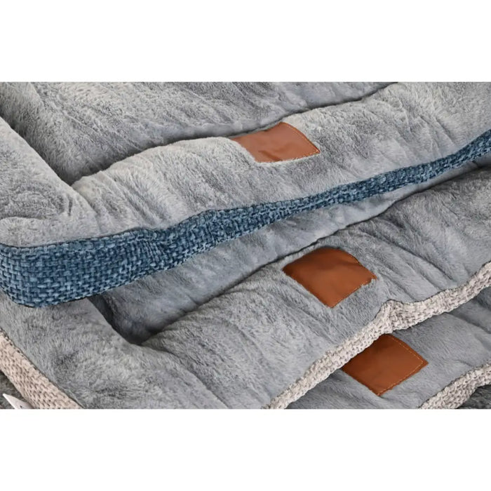 Легло за Домашен Любимец Home ESPRIT Син Сив Светло сив 85