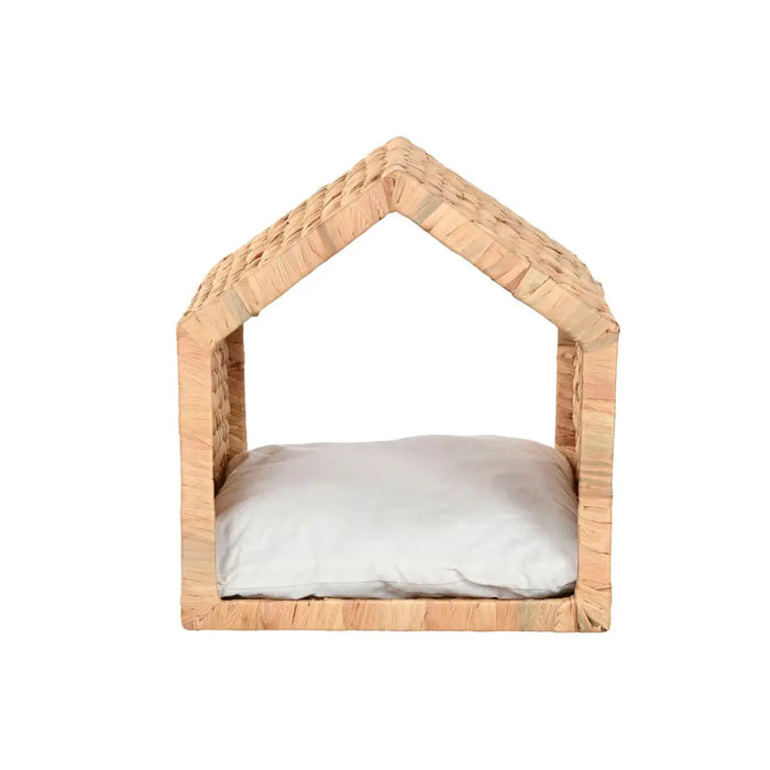 Легло за домашни любимци Home ESPRIT Сметана Естествен