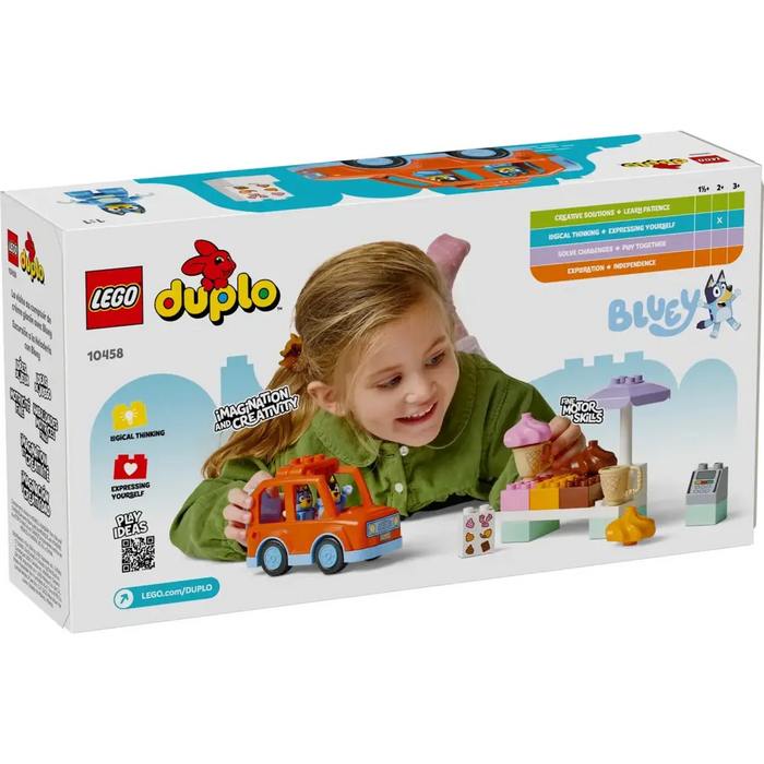 LEGO BLUEY 10458 Пътуване със сладолед с Блуи