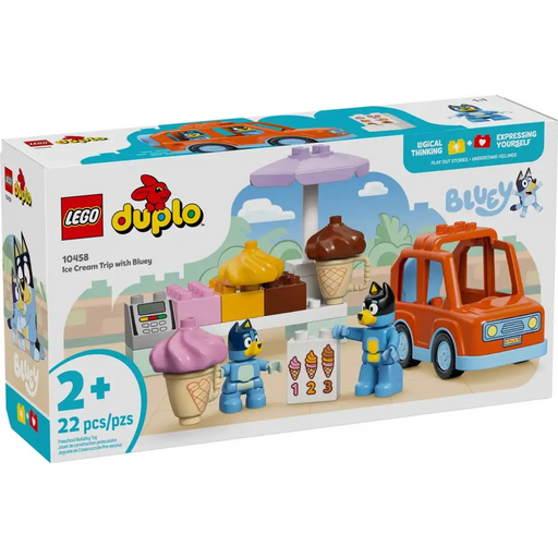 LEGO BLUEY 10458 Пътуване със сладолед с Блуи
