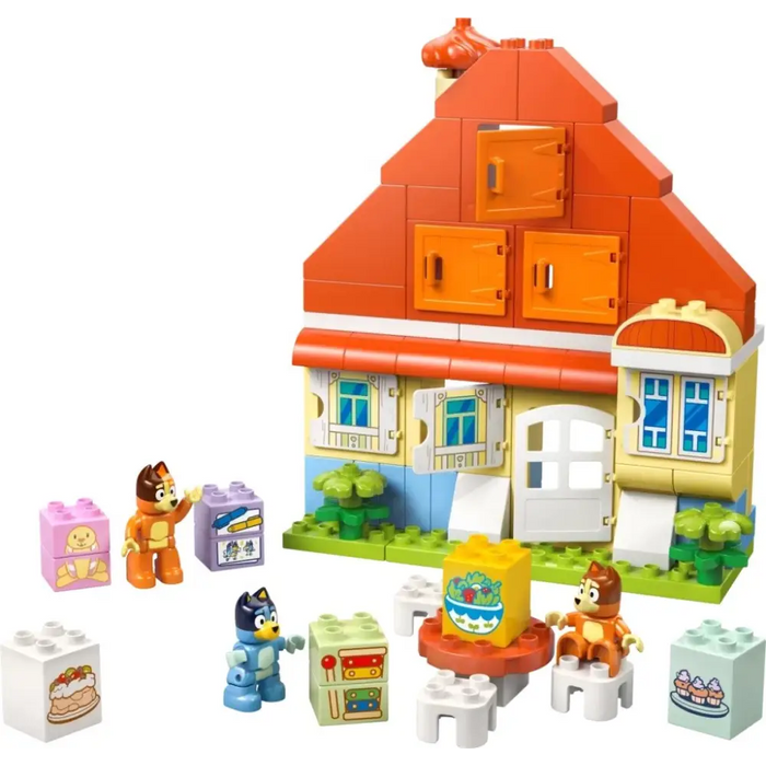 LEGO BLUEY 10459 Семейната къща на Блуи с игра за памет