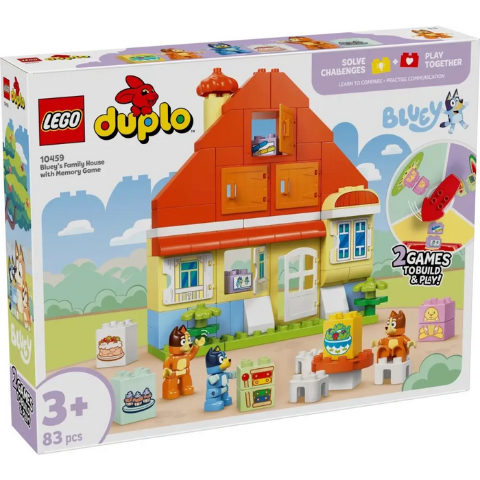 LEGO BLUEY 10459 Семейната къща на Блуи с игра за памет