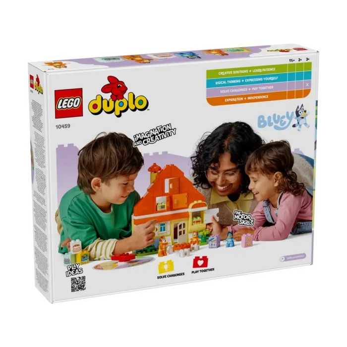 LEGO BLUEY 10459 Семейната къща на Блуи с игра за памет