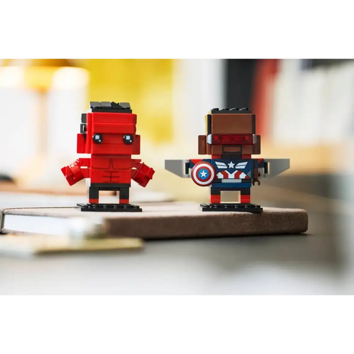 LEGO BRICKHEADZ 40668 Фигурки на Капитан Америка и Червения